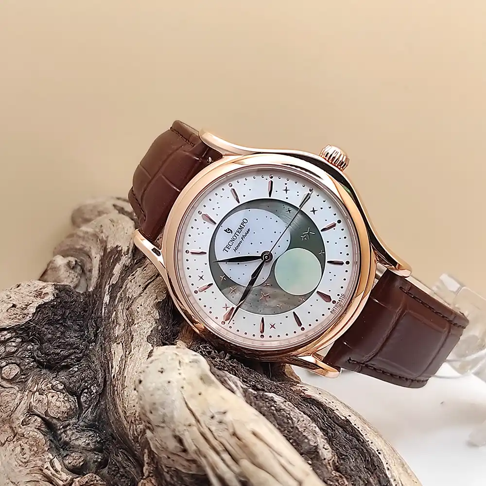Montre Automatique Tecnotempo - Complication Phases De Lune - Édition Limitée Numérotée