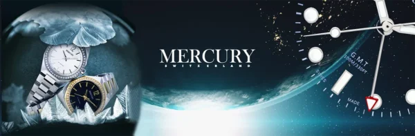 Mercury Swiss Watches Banner Riba Watch