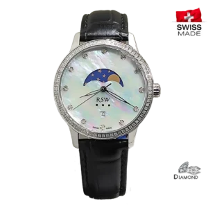 RSW Swiss Diamond RSWL151-SL-DD-7 Moon Phase